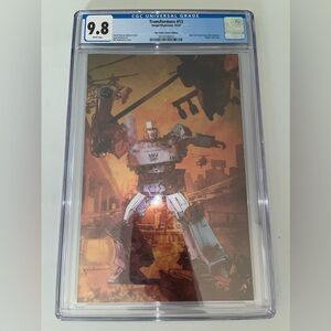 TRANSFORMERS #13 SIENKIEWICZ NYCC 2024 MEGATRON FOIL VIRGIN VARIANT CGC 9.8